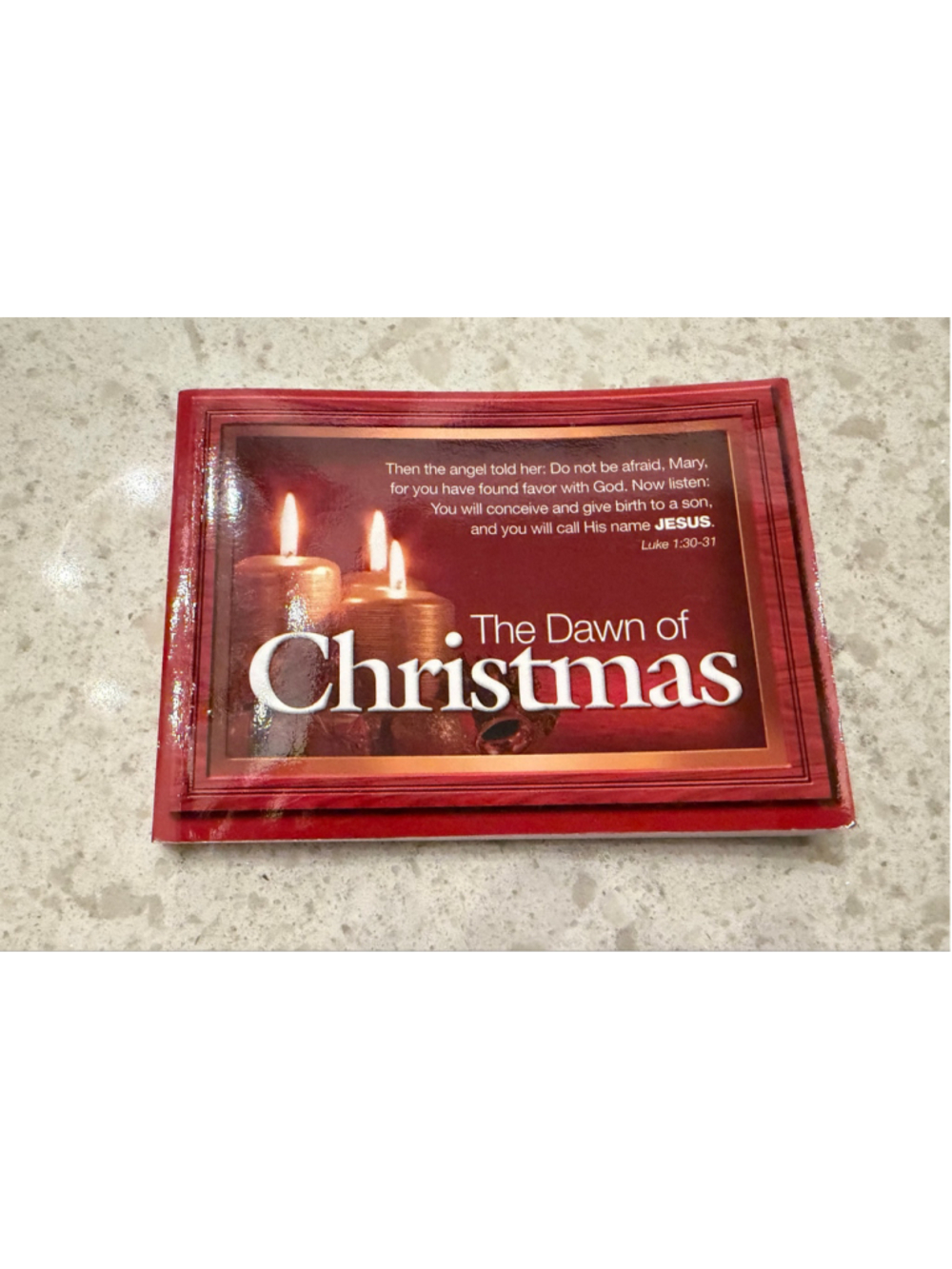 LifeWay Christmas Coffee Table Book One Size Red Green